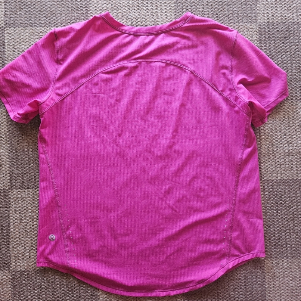 Lululemon Pink Short Sleeve Tee